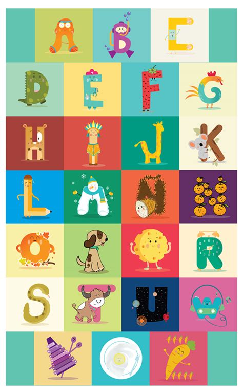alfabeto behance.
